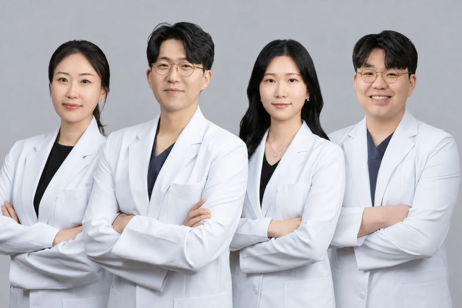서울이고운치과 원장 4인 - 왼쪽부터 한유정·이채윤·조세현·김다윗